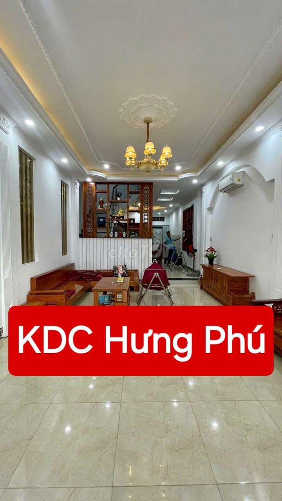 NHÀ TRỆT LẦU ĐẸP - ĐƯỜNG B4, KDC HƯNG PHÚ