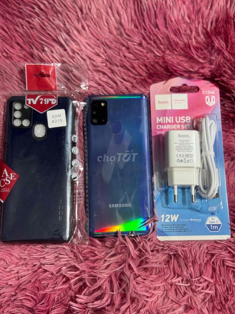 Samsung Galaxy A21s Xanh 5000 mAh. Mua bán Điện thoại tại Huyện Trảng Bom Đồng Nai được đăng bởi Hồ Trung Hiếu hình 1