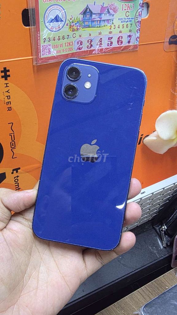 Apple iPhone 12 64GB Xanh dương. Mua bán Điện thoại tại Quận 4 Tp Hồ Chí Minh được đăng bởi Nguyễn Nhân hình 1