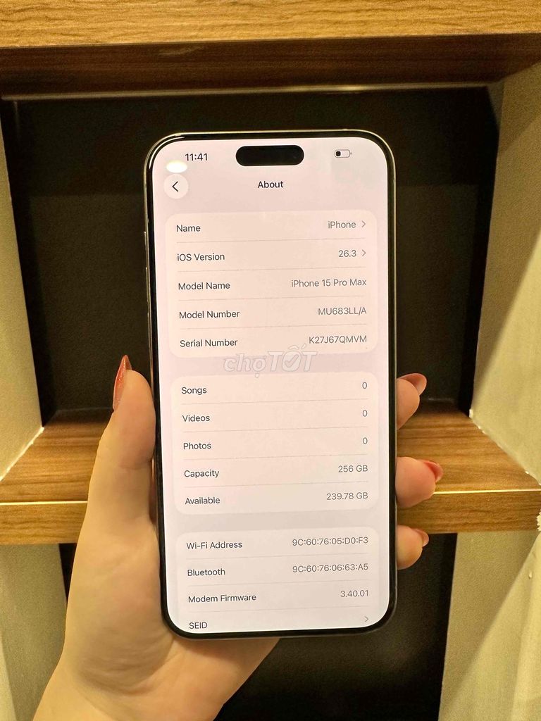 iphone 15 pro max natural zin nguyên bản. Mua bán Điện thoại tại Quận Hai Bà Trưng Hà Nội được đăng bởi Lê Đình Thuận hình 1