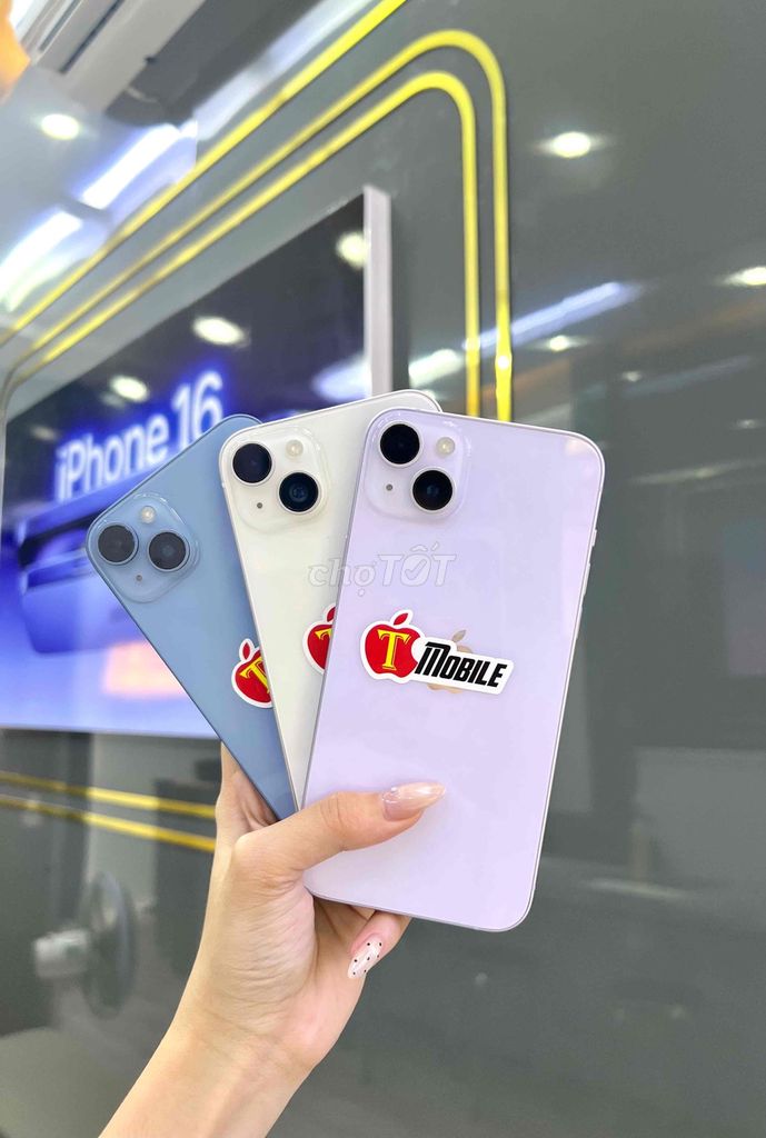 iPhone 14 Plus Xanh Trắng Tím. Mua bán Điện thoại tại Thành phố Qui Nhơn Bình Định được đăng bởi TMOBILE QUY NHƠN TRẢ GÓP BAO ĐẬU SINH VIÊN hình 1