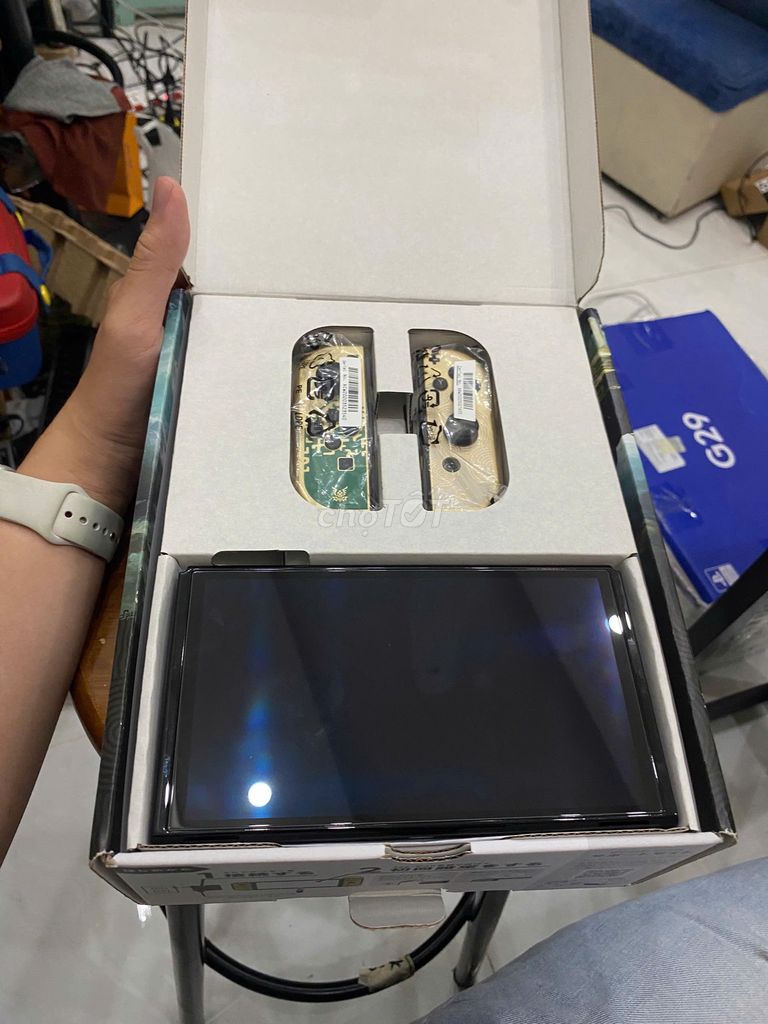 NINTENDO Switch Oled Trắng/ Zelda Fullbox