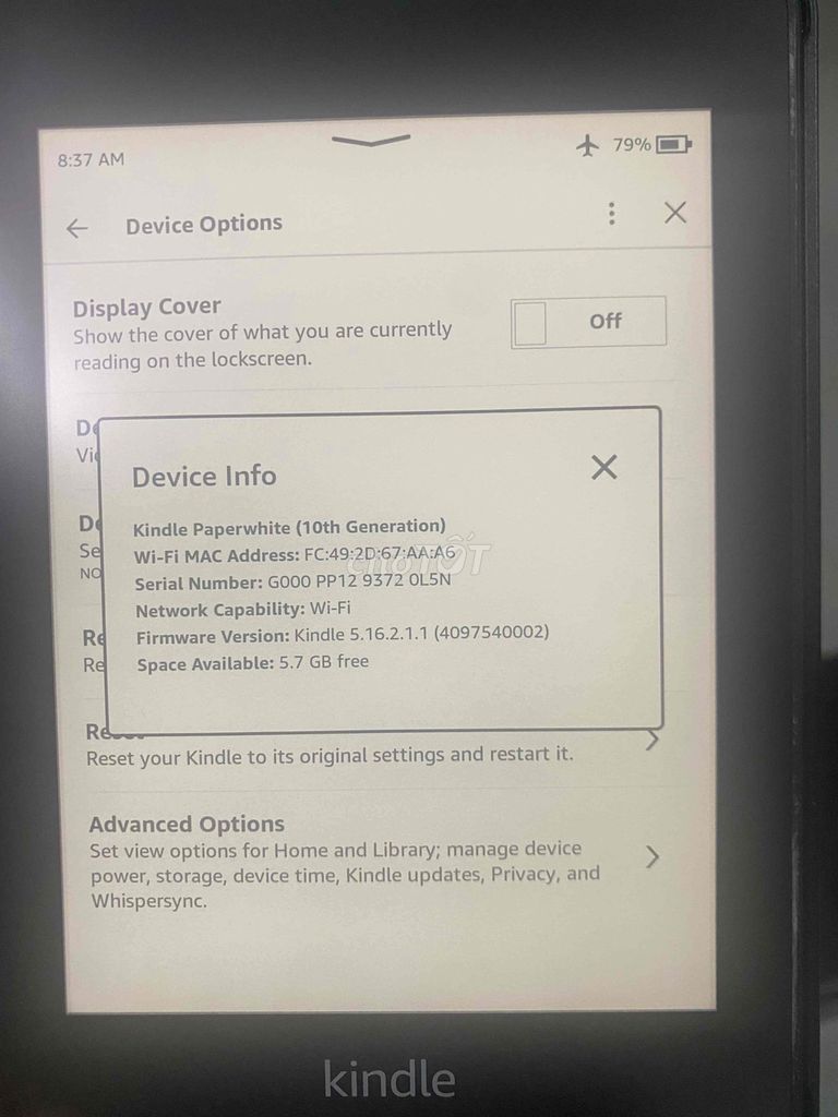 Máy đọc sách Kindle Paperwhite 8GB. Mua bán Máy tính bảng tại Thành phố Thủ Đức Tp Hồ Chí Minh được đăng bởi Huyen hình 1