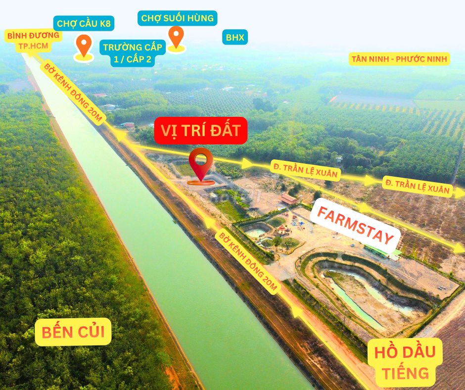 Đất vườn chỉ 650 triệu diện tích 1138.4m2 tại Phước Minh - Lộc Ninh