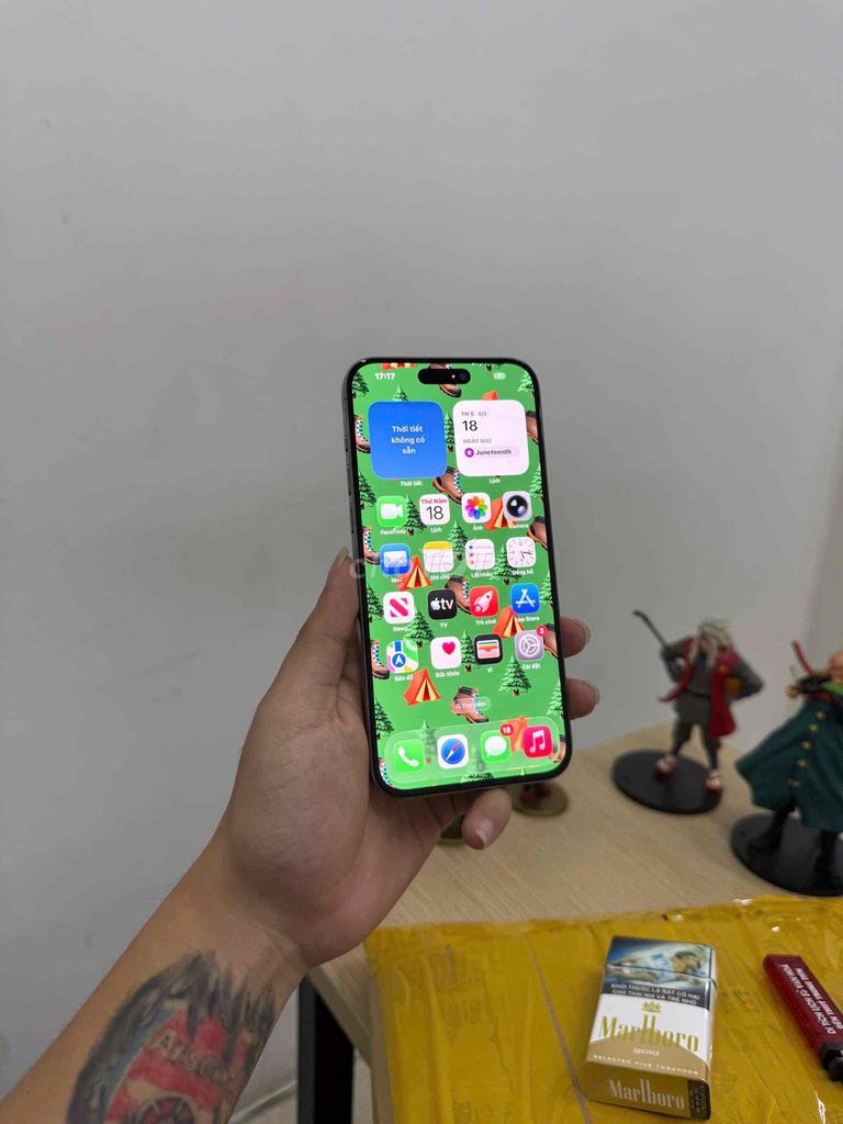 Apple iPhone 15 Pro Max QTE 256GB Xám. Mua bán Điện thoại tại Quận Đống Đa Hà Nội được đăng bởi KT Hà Nội Mobile hình 1