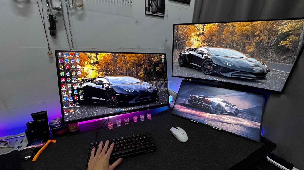 Màn 27 inch cong glowy 180hz mua ở sàn S 2tr8
