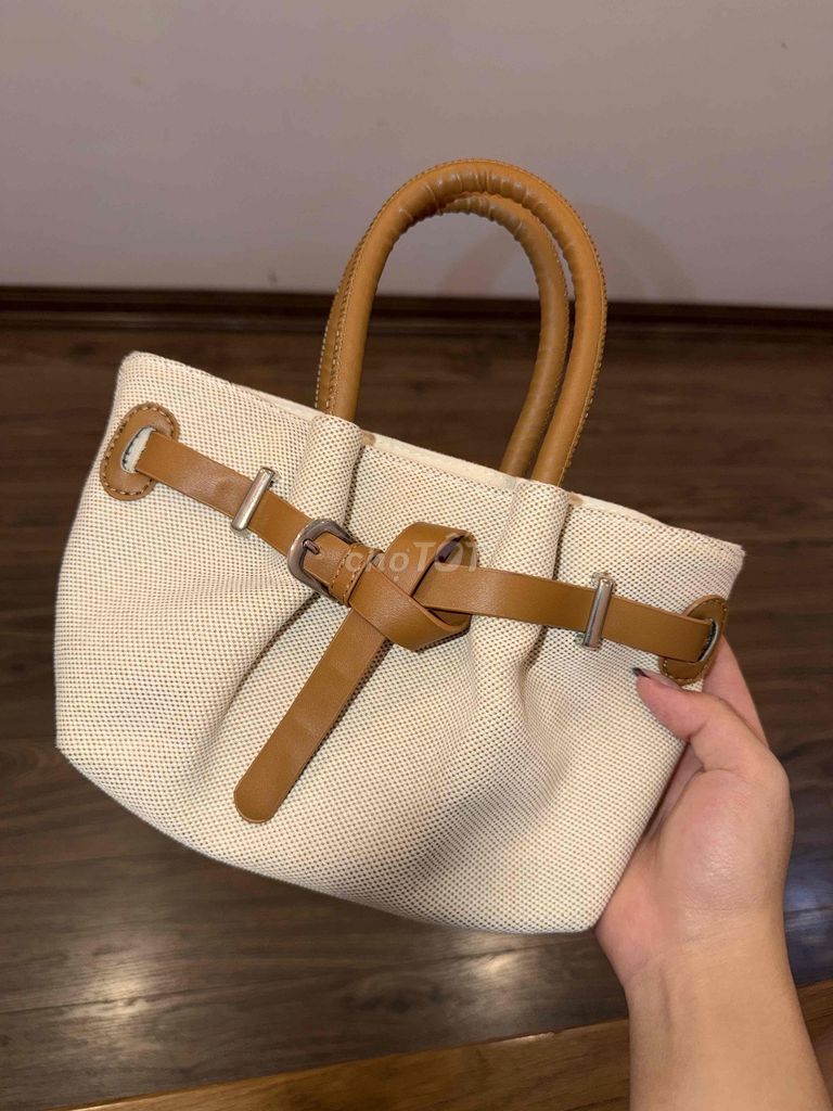 Túi xách nữ vải canvas. Mua bán Túi xách tại Quận Long Biên Hà Nội được đăng bởi Thu Trang hình 1