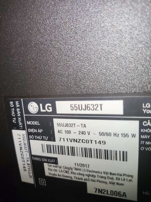 Tivi lg 55 in wi-fi giọng nói chuột bay mất rimót. Mua bán Tivi, Âm thanh tại Quận 3 Tp Hồ Chí Minh được đăng bởi Trọng nhân 