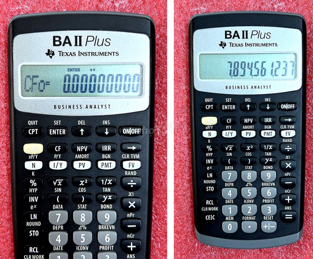 Texas Instruments BA II Plus máy tính tài chính