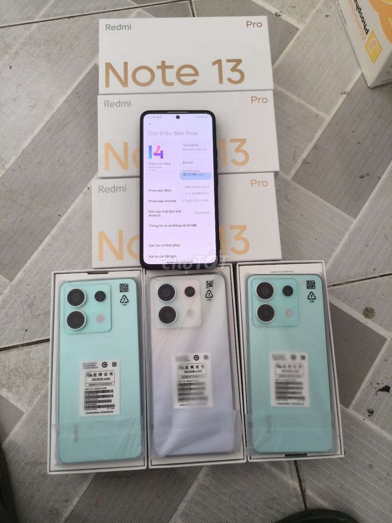Xiaomi note 13 pro 5G 8-128 và 8-256 và 12-256