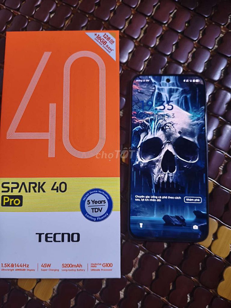 Tecno Spark 40 Pro 128GB Đen. Mua bán Điện thoại tại Quận 7 Tp Hồ Chí Minh được đăng bởi đoàn hình 1