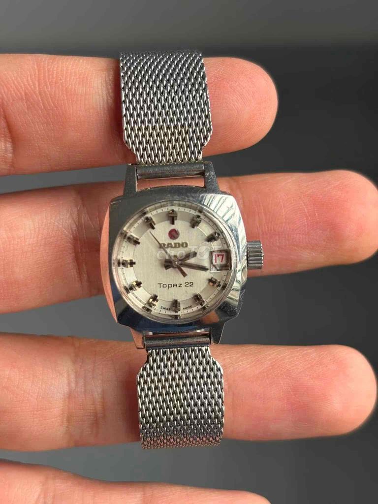 Đồng hồ Rado Topaz 22 Nữ Automatic. Mua bán Đồng hồ tại Thành phố Biên Hòa Đồng Nai được đăng bởi hải hình 1