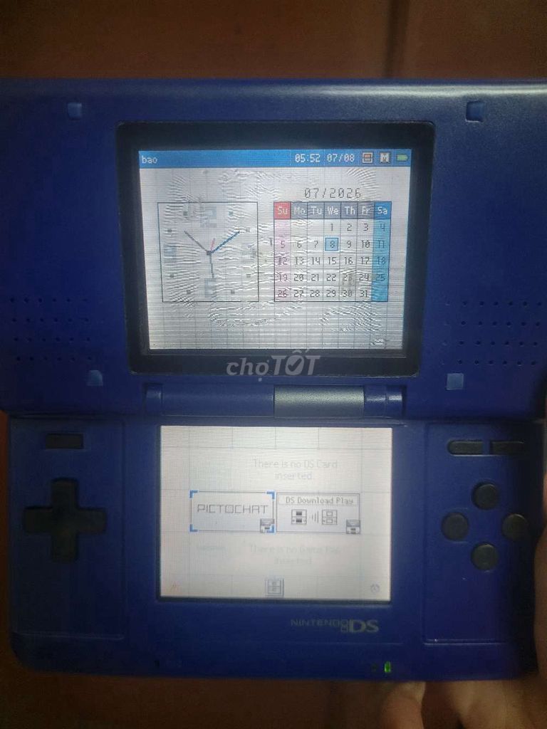 Nintendo DS Xanh dương Máy chơi game. Mua bán Thiết bị chơi game tại Quận Bình Tân Tp Hồ Chí Minh được đăng bởi Nguyễn Hoàng Gia Bảo hình 1