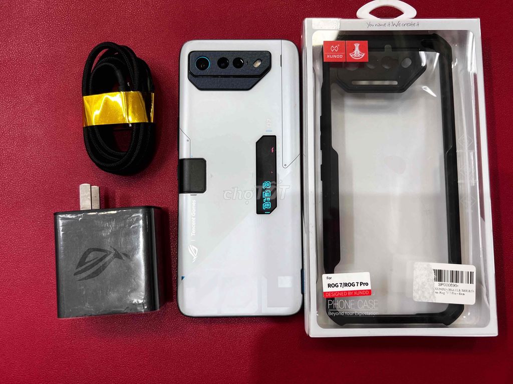 ROG Phone 7 Ultimate 512GB Trắng. Mua bán Điện thoại tại Thị xã Bến Cát Bình Dương được đăng bởi Thế Giới Phone hình 1