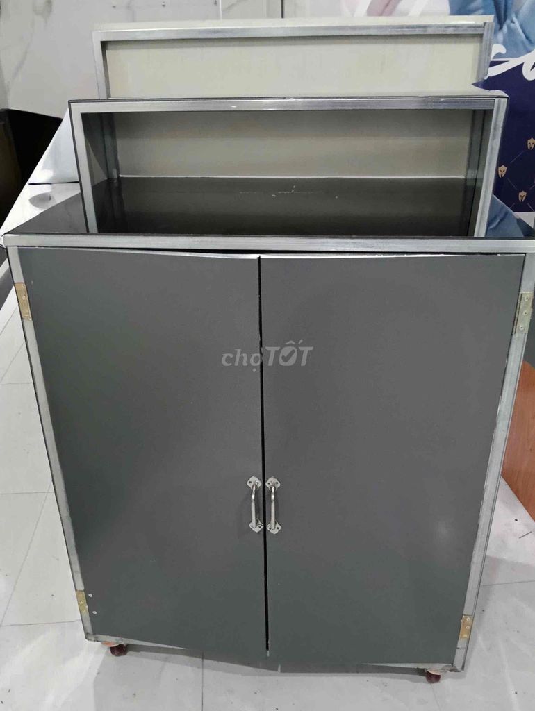 Tủ sắt Xám 1m3x80cm Mới 100%. Mua bán Tủ, kệ gia đình tại Thành phố Huế Thừa Thiên Huế được đăng bởi Trần Thị Mỹ Liên hình 1