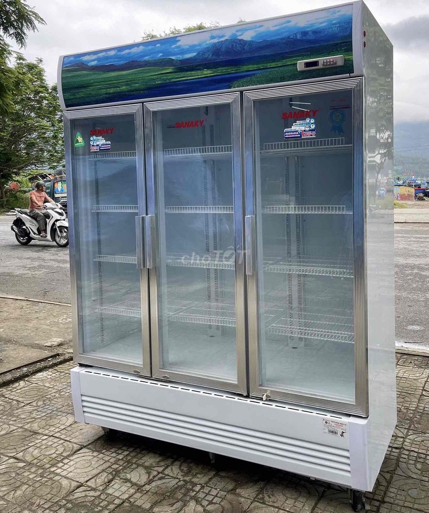 dv Tủ lạnh Sanaky 3 cánh Trắng. Dịch vụ tại Quận Sơn Trà Đà Nẵng được đăng bởi THẾ GIỚI ĐỒ CŨ ĐỒ CỔ LỚN NHẤT MIỀN TRUNG hình 1
