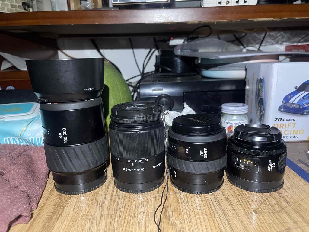Thanh lý 4 lens ngàm A dùng cho Sony. Mua bán Máy ảnh, Máy quay tại Quận 8 Tp Hồ Chí Minh được đăng bởi Phạm Chí Phúc hình 1