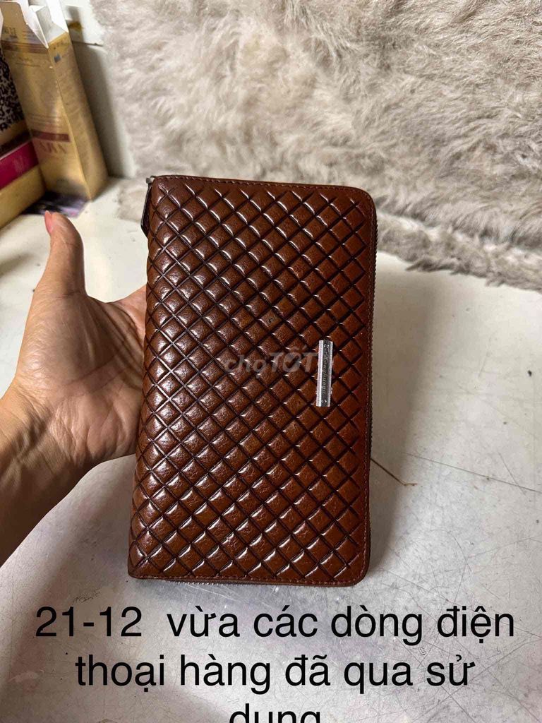 Clutch kiêm ví cầm tay size 21x12 nhiều ngăn