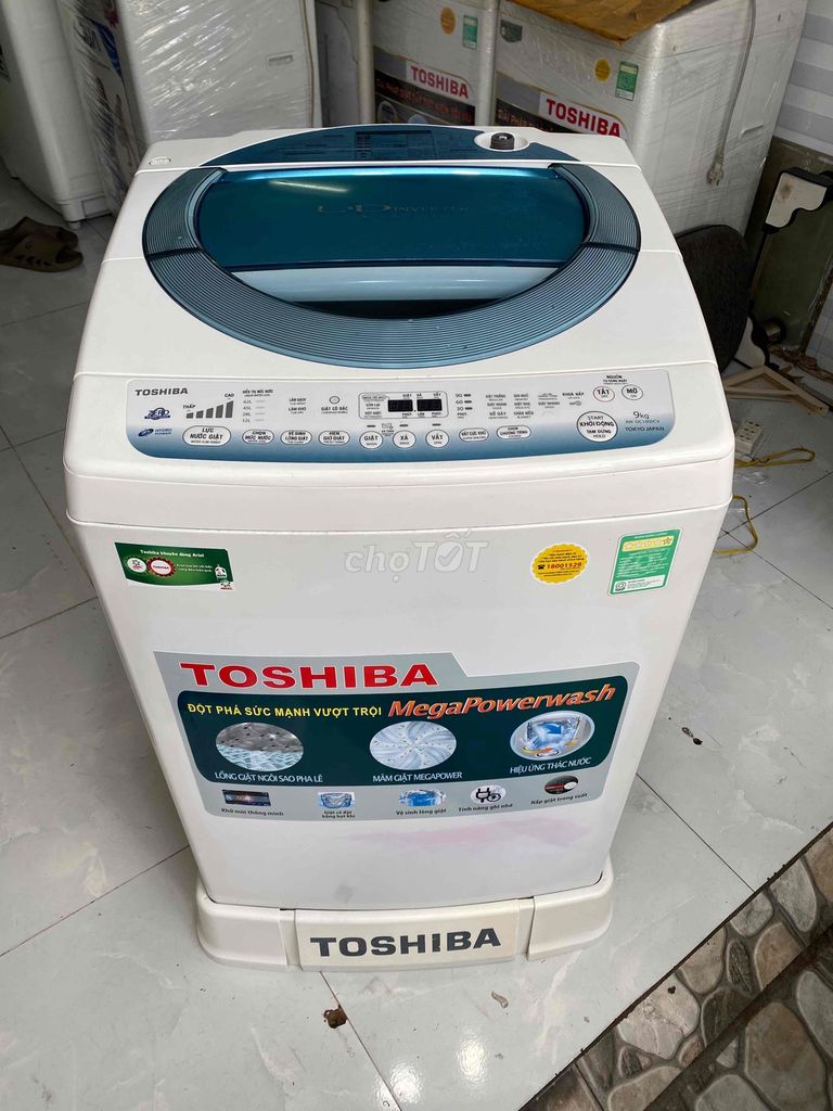 Máy Giặt Toshiba DD-9Kg Inverter Zin100% Mới98%. Mua bán Máy giặt tại Quận Ninh Kiều Cần Thơ được đăng bởi Nguyễn Hưng hình 1