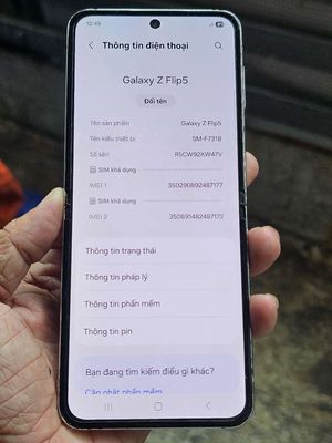 Galaxy Z Flip5 256GB VN giá trải nghiệm 