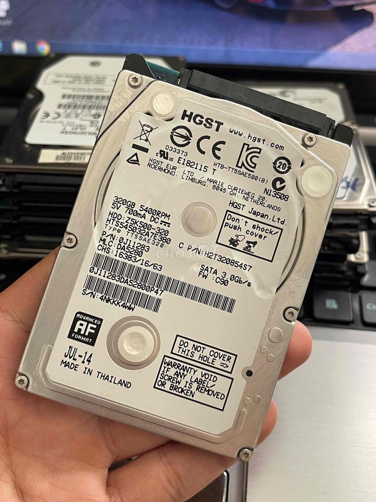5 HDD Laptop 320GB. Mua bán Linh kiện (RAM, Card...) tại Quận Ninh Kiều Cần Thơ được đăng bởi Ngân trương hình 1
