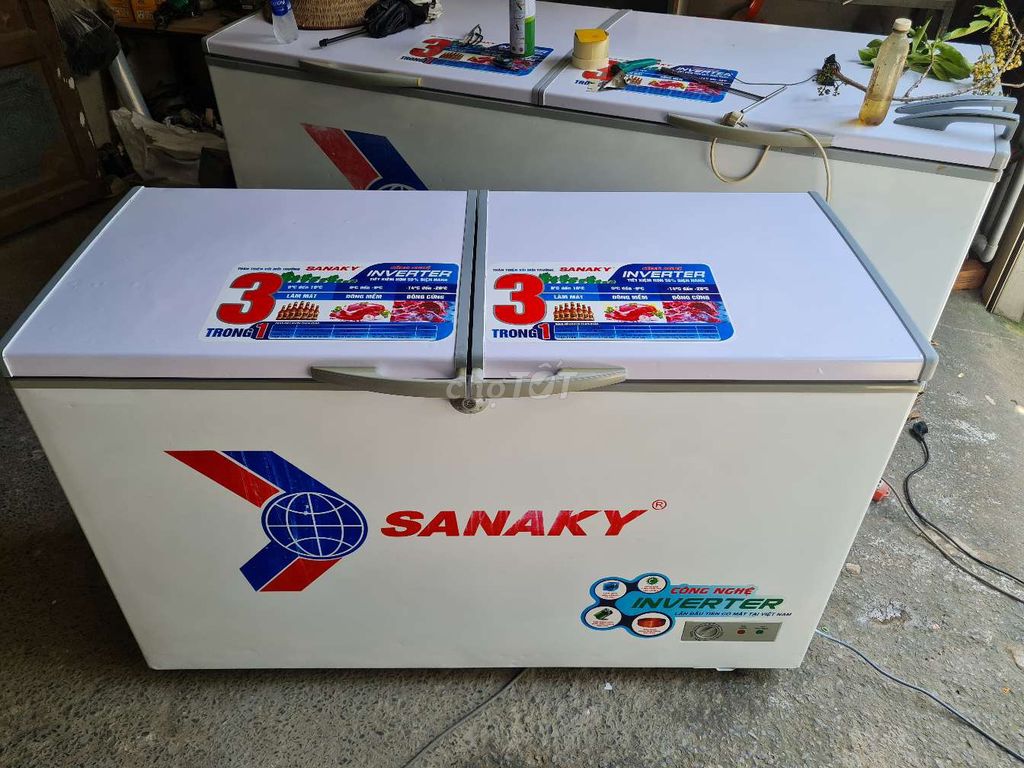 Tủ đông suốt sanaky 400L. Mua bán Tủ lạnh tại Quận Tân Phú Tp Hồ Chí Minh được đăng bởi Hoàng Lan hình 2