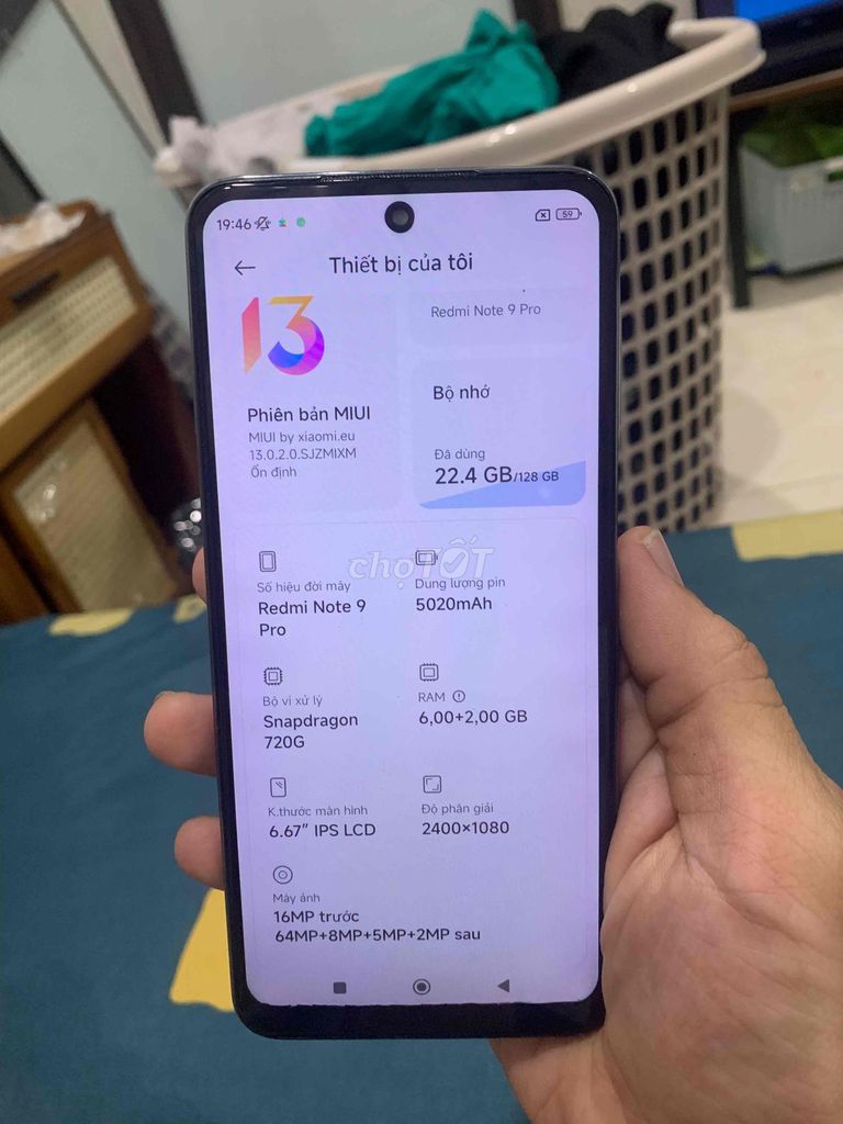 xiaomi note 9 pro 8/128. Mua bán Điện thoại tại Quận Tây Hồ Hà Nội được đăng bởi phụng hoàng hình 1