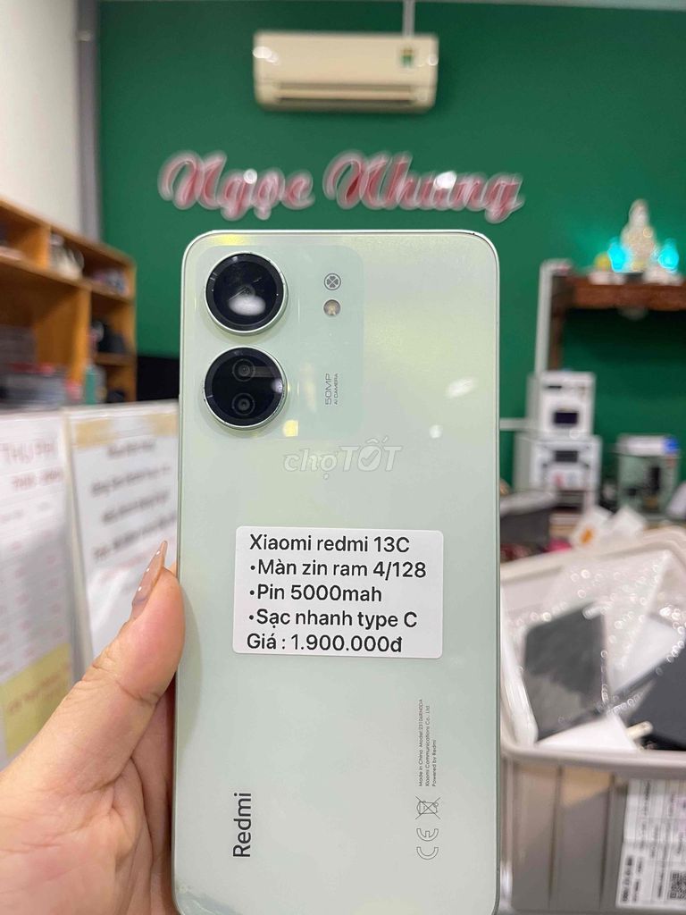 Xiaomi Redmi 13C 128GB Xanh nhạt. Mua bán Điện thoại tại Thành phố Bến Tre Bến Tre được đăng bởi Điện thoại Bến Tre giá rẻ hình 1