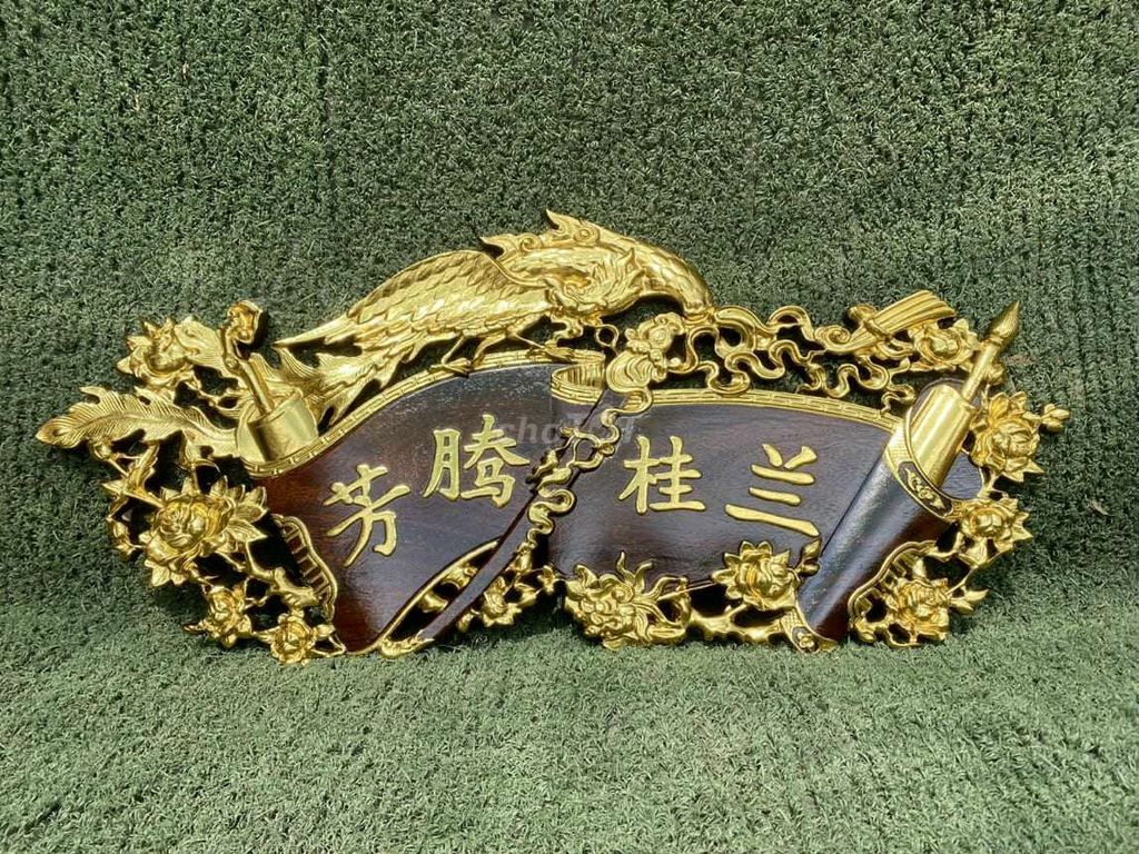 Cuốn thư Gỗ Lim Nâu vàng 107x45cm. Mua bán Đồ sưu tầm, đồ cổ tại Quận Bắc Từ Liêm Hà Nội được đăng bởi Mr Gia Huy hình 1