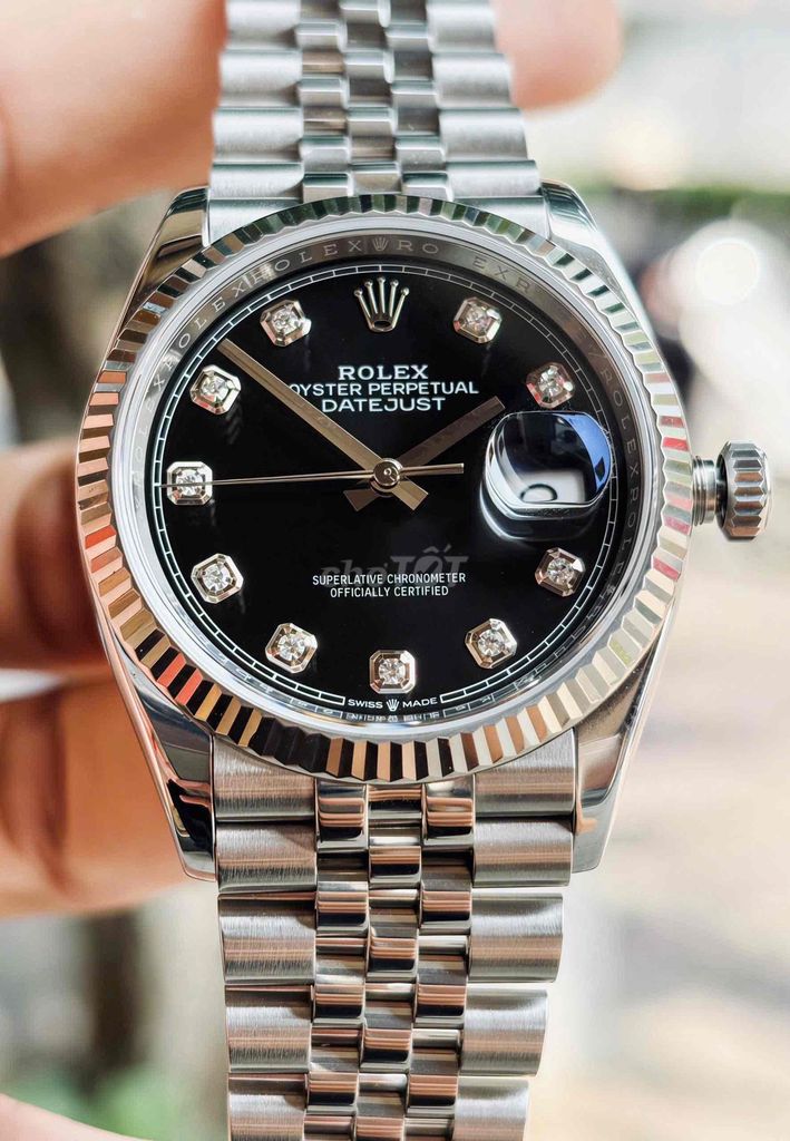 Rolex Datejust 126234 36mm Đen Cọc kim. Mua bán Đồng hồ tại Quận Thanh Xuân Hà Nội được đăng bởi Nguyễn Lương hình 1