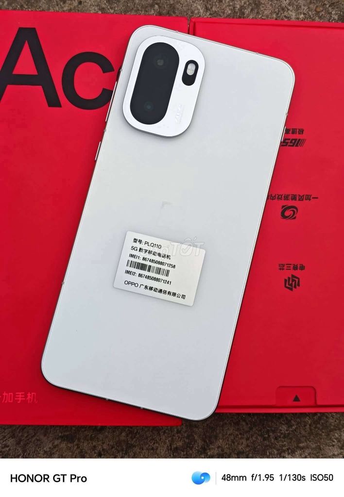 OnePlus Ace 6 fullbox trắng có ship. Mua bán Điện thoại tại Quận Bình Tân Tp Hồ Chí Minh được đăng bởi Phạm Vôn hình 1