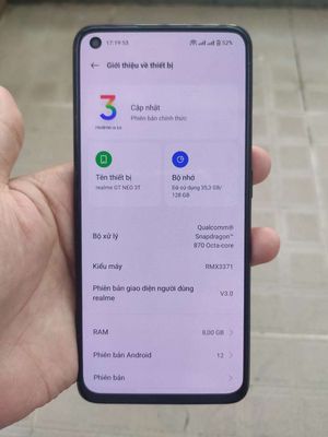 Realme GT Neo 3T 128GB Đen