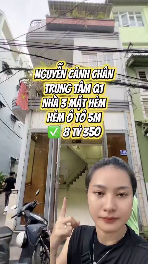 Bán Nhà Hẻm Ô Tô Nguyễn Cảnh Chân Q1 - 8.35 Tỷ