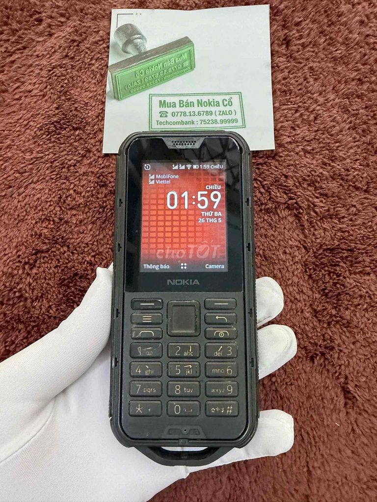 nokia 800 tough 4G 2 sim Wifi phát Wifi pin khoẻ. Mua bán Điện thoại tại Quận 10 Tp Hồ Chí Minh được đăng bởi Mua Bán Nokia Cổ hình 1