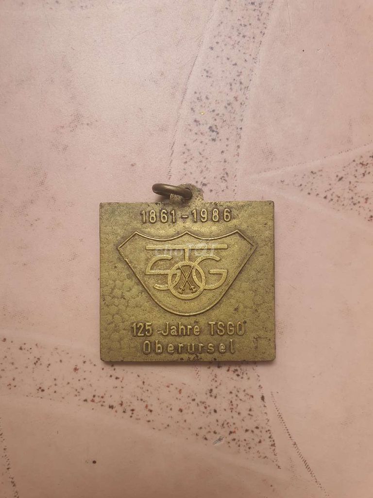 Móc khóa đồng , 4×4cm