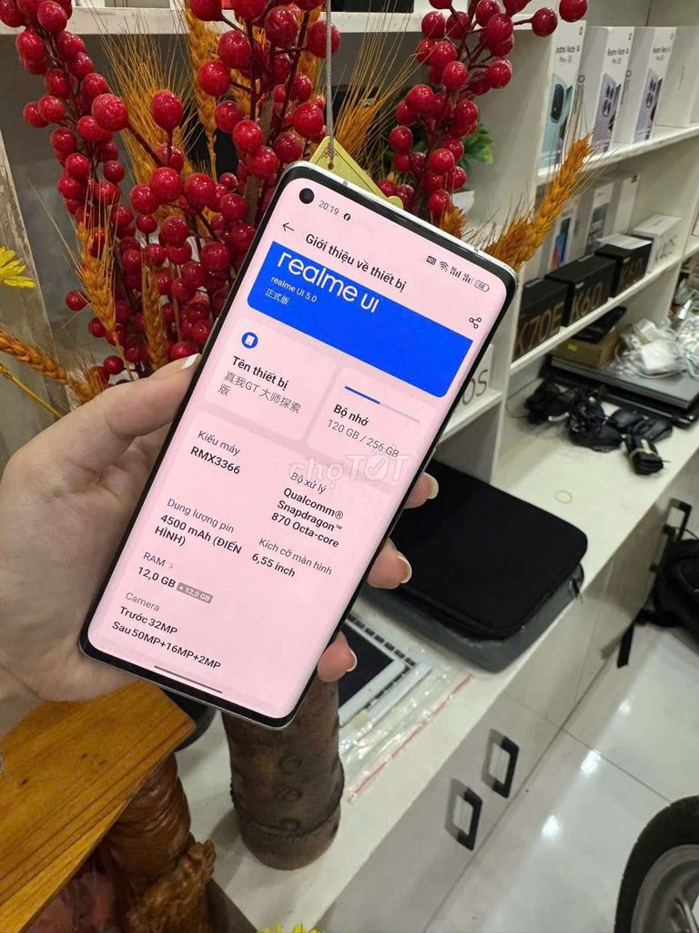 Realme GT 5G 256GB Trắng. Mua bán Điện thoại tại Thành phố Sóc Trăng Sóc Trăng được đăng bởi Long hình 1