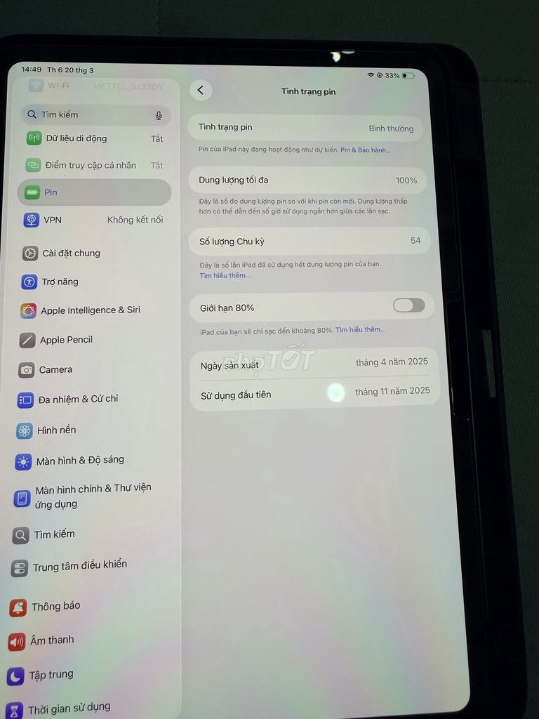Apple iPad Pro M4 256GB Xám. Mua bán Máy tính bảng tại Quận 12 Tp Hồ Chí Minh được đăng bởi Lê Thanh Tung hình 1