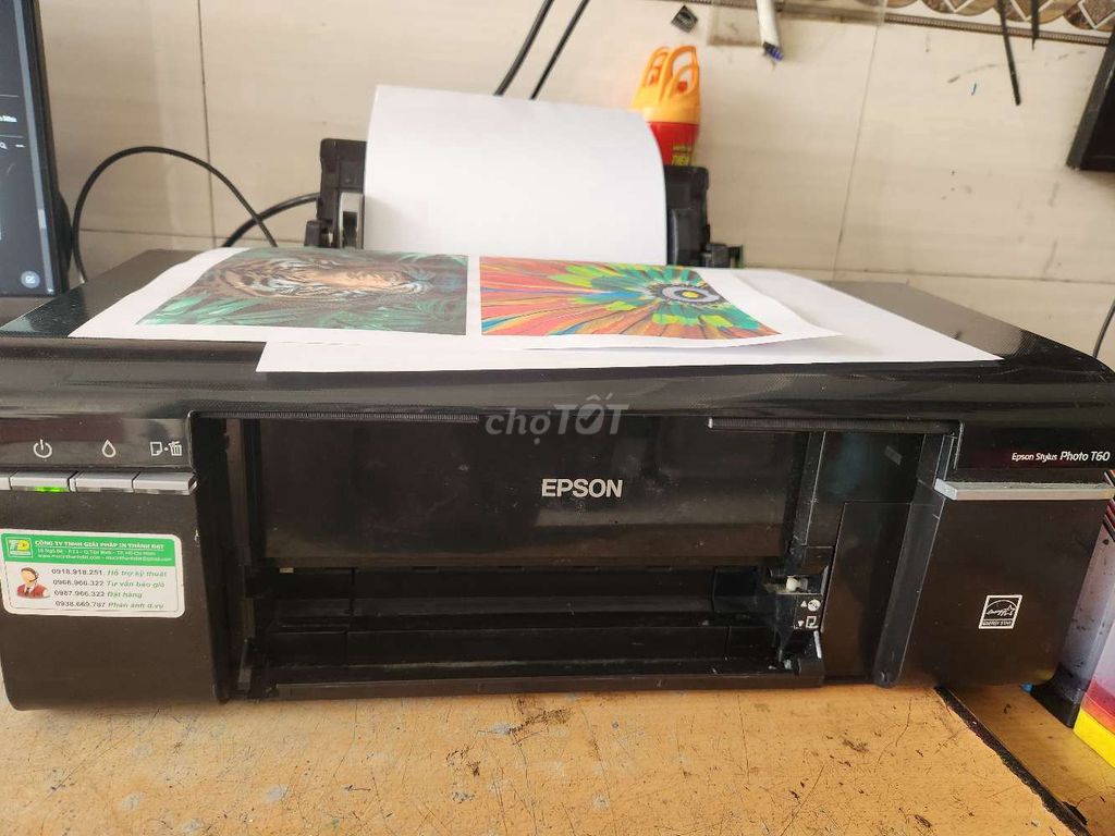 Máy in màu epson t60 đầu phun đẹp