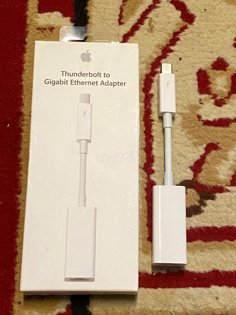 Cáp chuyển đổi Apple Thunderbolt Ethernet Trắng. Mua bán Phụ kiện (Màn hình, Chuột...) tại Quận Ngô Quyền Hải Phòng được đăng bởi Tiến Đạt hình 1