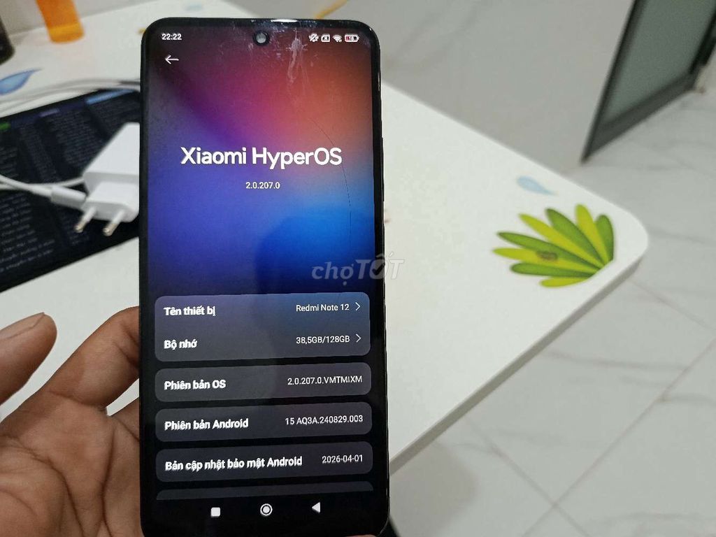 Xiaomi Redmi Note 12 128GB Đen 4GB. Mua bán Điện thoại tại Huyện Long Thành Đồng Nai được đăng bởi Minh hình 1