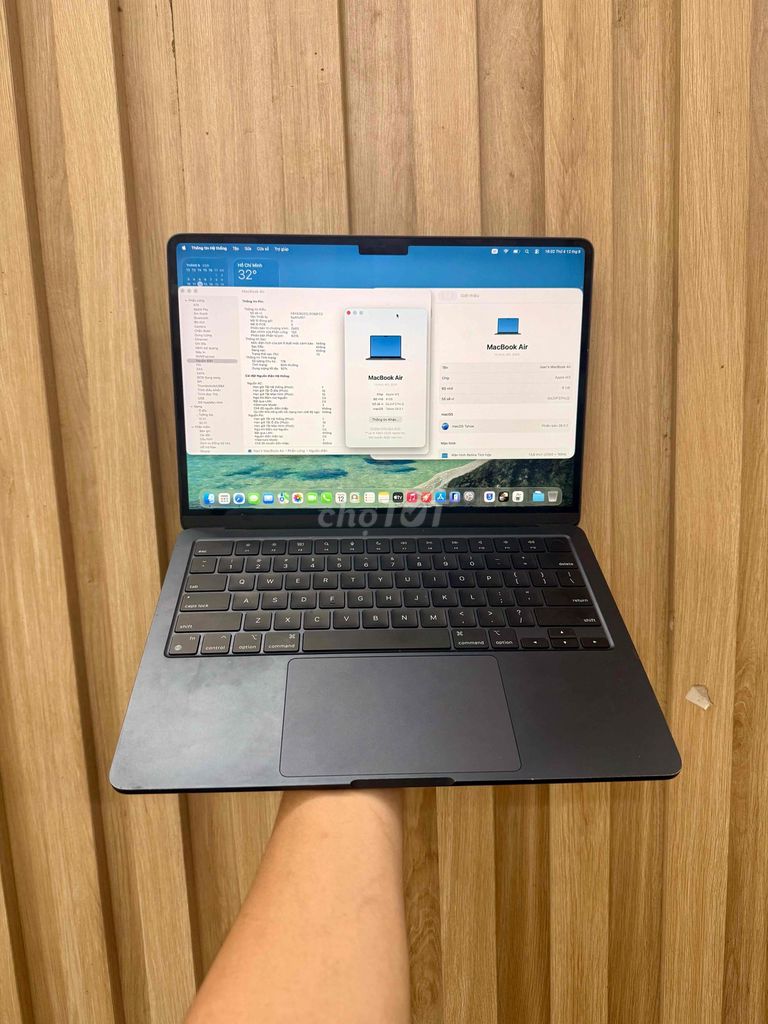Apple Macbook Air M3 8GB/256GB Xám Like New. Mua bán Laptop tại Quận Đống Đa Hà Nội được đăng bởi  Đức Mobile hình 1