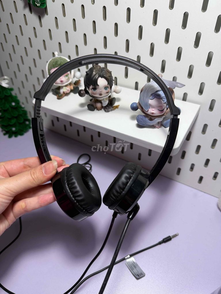 Tai nghe Rapoo H100 Đen có mic. Mua bán Tivi, Âm thanh tại Quận Hai Bà Trưng Hà Nội được đăng bởi Ngọc hình 1