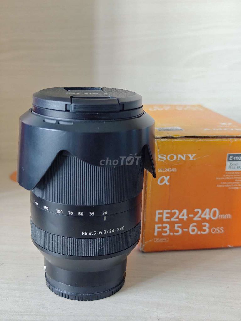 Ống kính Sony SEL 24 240 Đen. Mua bán Máy ảnh, Máy quay tại Quận 12 Tp Hồ Chí Minh được đăng bởi teddy hình 1