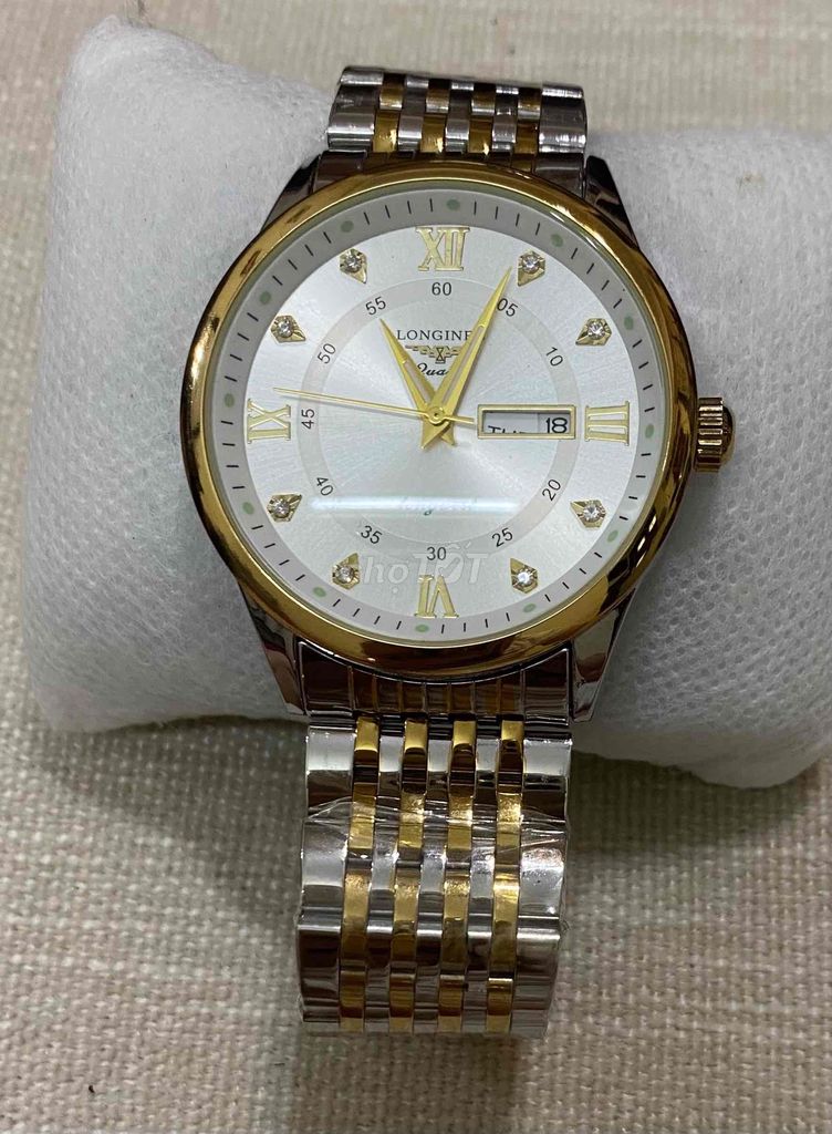 Đồng hồ Longines Nam mạ vàng PVD (Mới). Mua bán Đồng hồ tại Quận Thanh Xuân Hà Nội được đăng bởi Chú Phúc hình 1