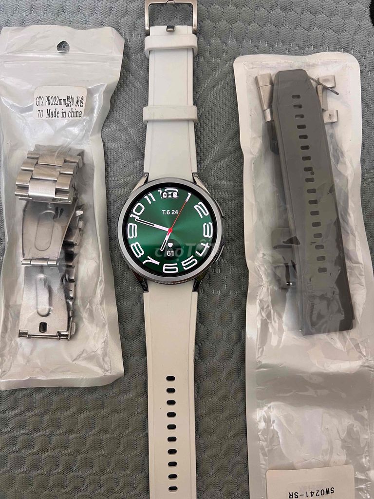 Samsung Galaxy Watch 6 Classic 47mm Trắng. Mua bán Thiết bị đeo thông minh tại Quận Thanh Xuân Hà Nội được đăng bởi Trương Tuấn Vũ hình 1