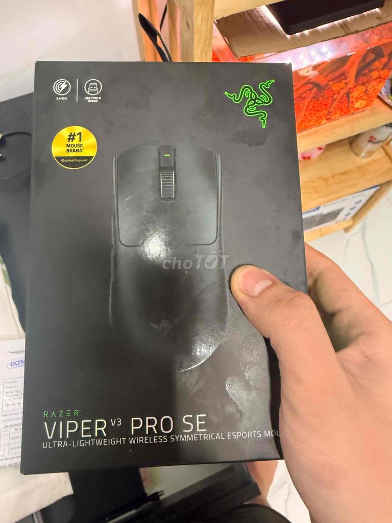 Chuột Razer Viper V3 Pro SE Đen. Mua bán Phụ kiện (Màn hình, Chuột...) tại Huyện Mỏ Cày Nam Bến Tre được đăng bởi Nguyễn Việt hình 1