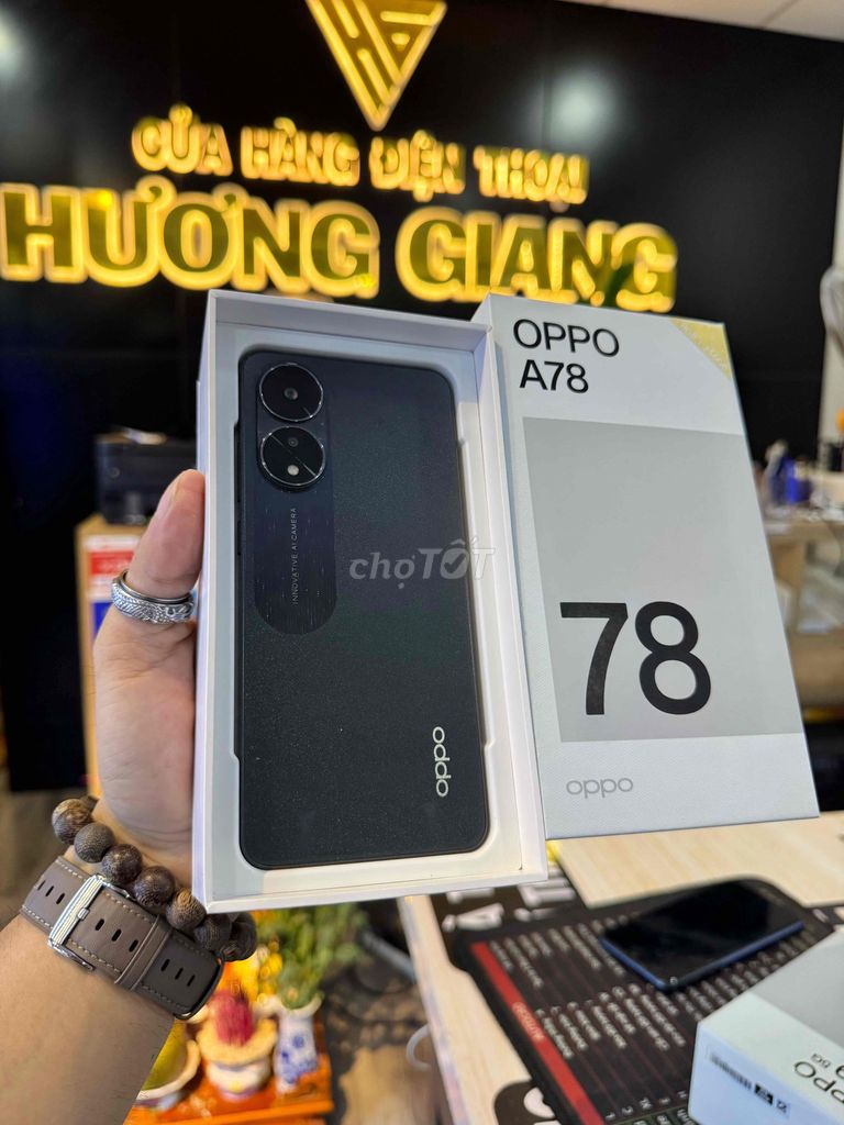 Oppo A78 256GB fullbox ken. Mua bán Điện thoại tại Thành phố Bến Tre Bến Tre được đăng bởi HươngGiangmobile hình 1