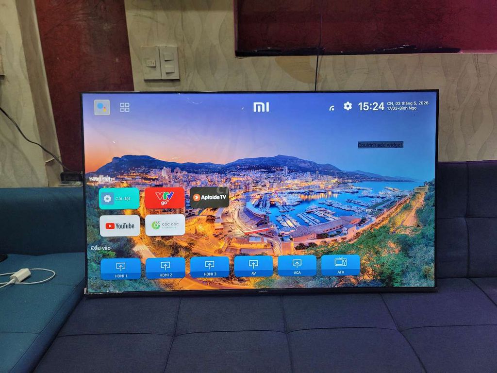 Tivi Xiaomi 55" còn rất mới màn 4K Android . Mua bán Tivi, Âm thanh tại Quận 7 Tp Hồ Chí Minh được đăng bởi Hoàng Long Tivi  hình 1