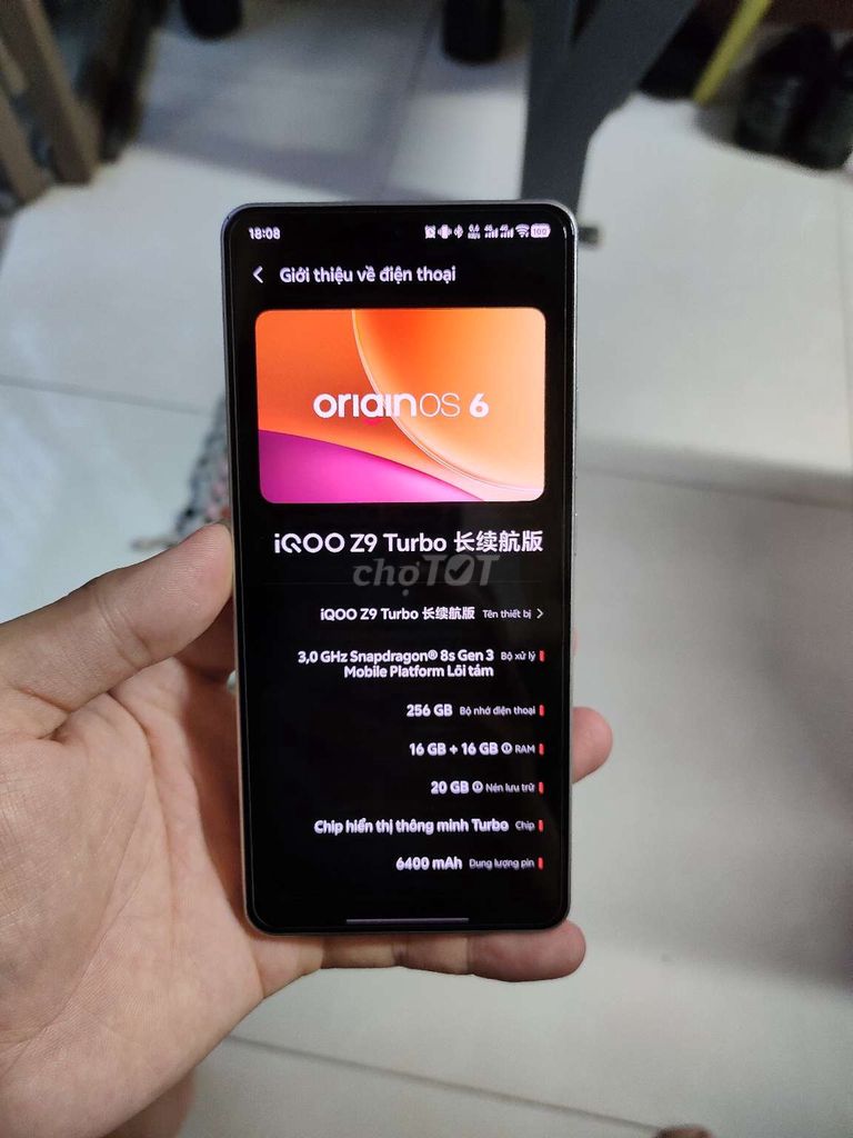 iQOO Z9 Turbo 16GB/256GB Trắng. Mua bán Điện thoại tại Quận Ninh Kiều Cần Thơ được đăng bởi Nguyễn Thái hình 1
