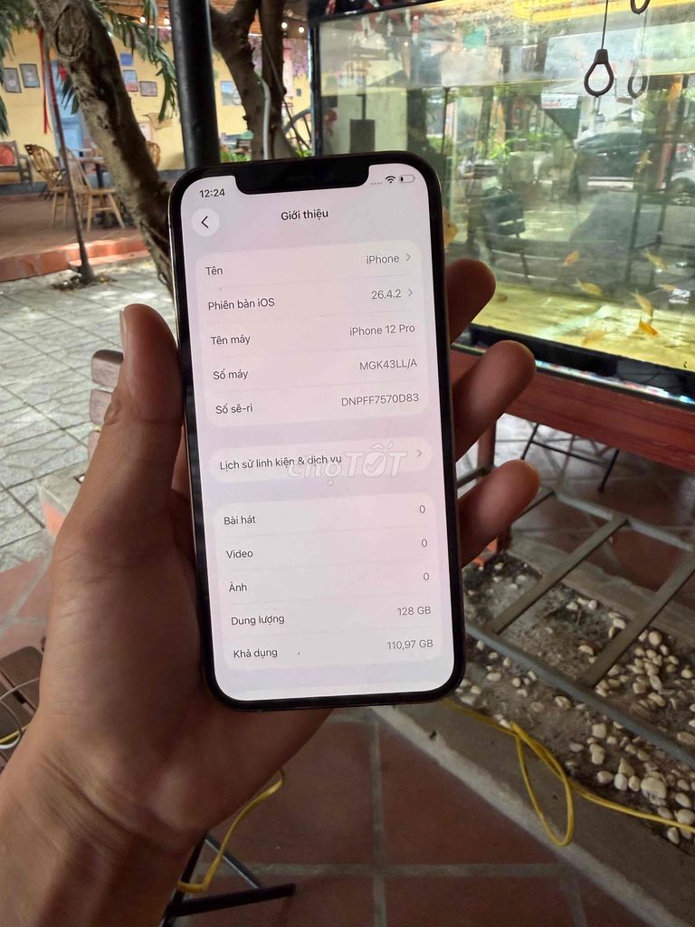 iPhone 12 Pro 128GB Vàng Đã dùng. Mua bán Điện thoại tại Quận Bình Thuỷ Cần Thơ được đăng bởi nguyễn hình 1